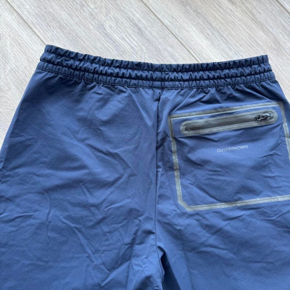 Outerknown Men's Navy and Blue Trousers - Picture 8 of 8